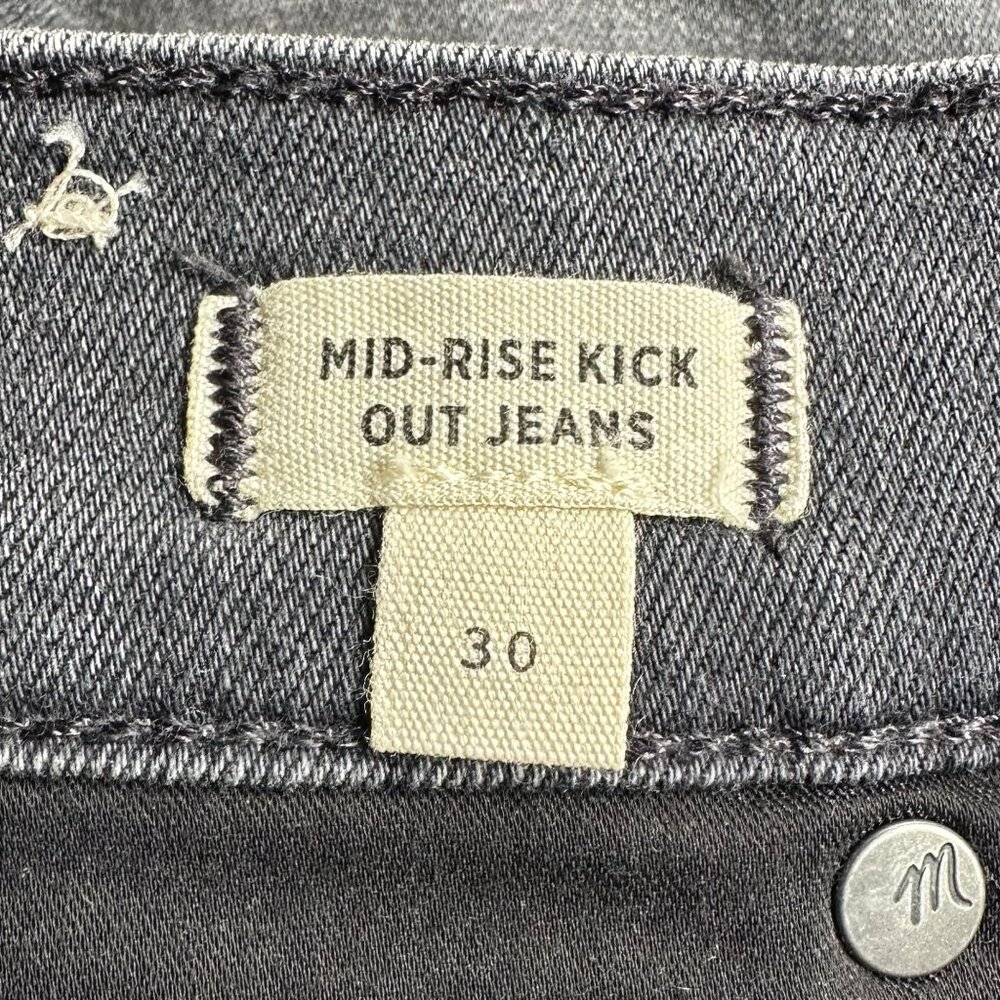 Madewell Mid-Rise Kick Out Jeans in Denaud Wash - Picture 7 of 12
